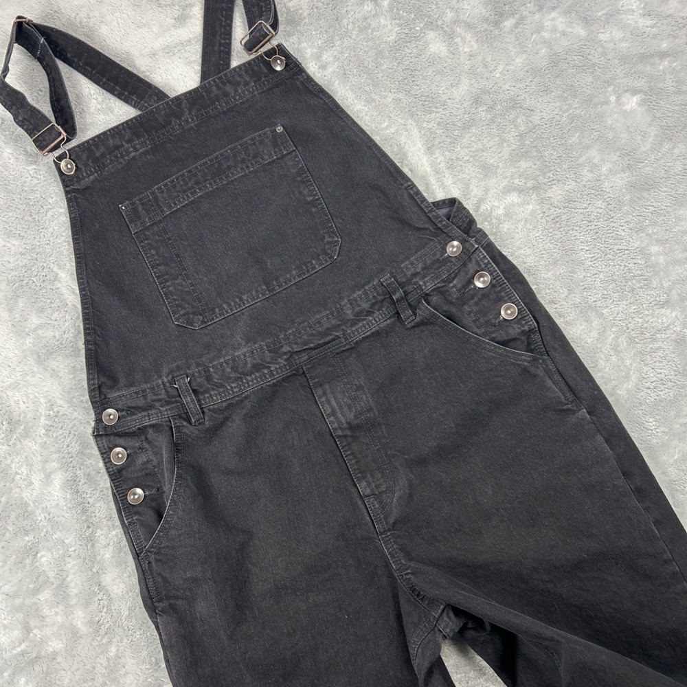 BDG Urban Outfitters Women's Bibbed Overalls Black Vintage Y2K Grunge